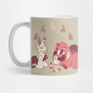 Tanukitsu tea time in latte flavor Mug